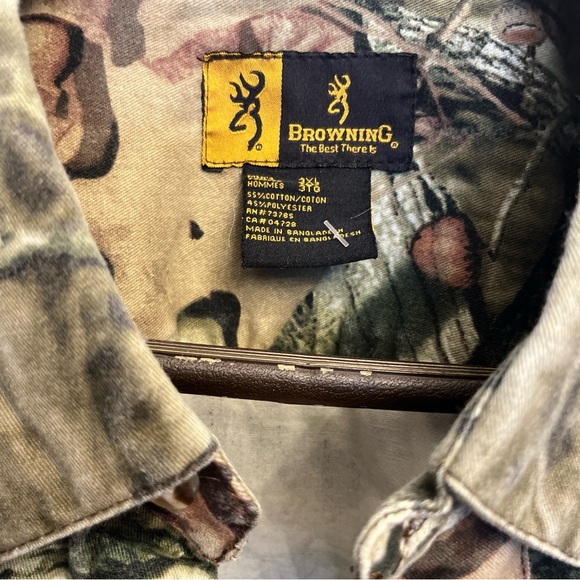 Browning camouflage hunting shirt - Picture 2 of 8